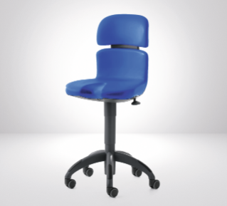 Hugo dental stool in blue